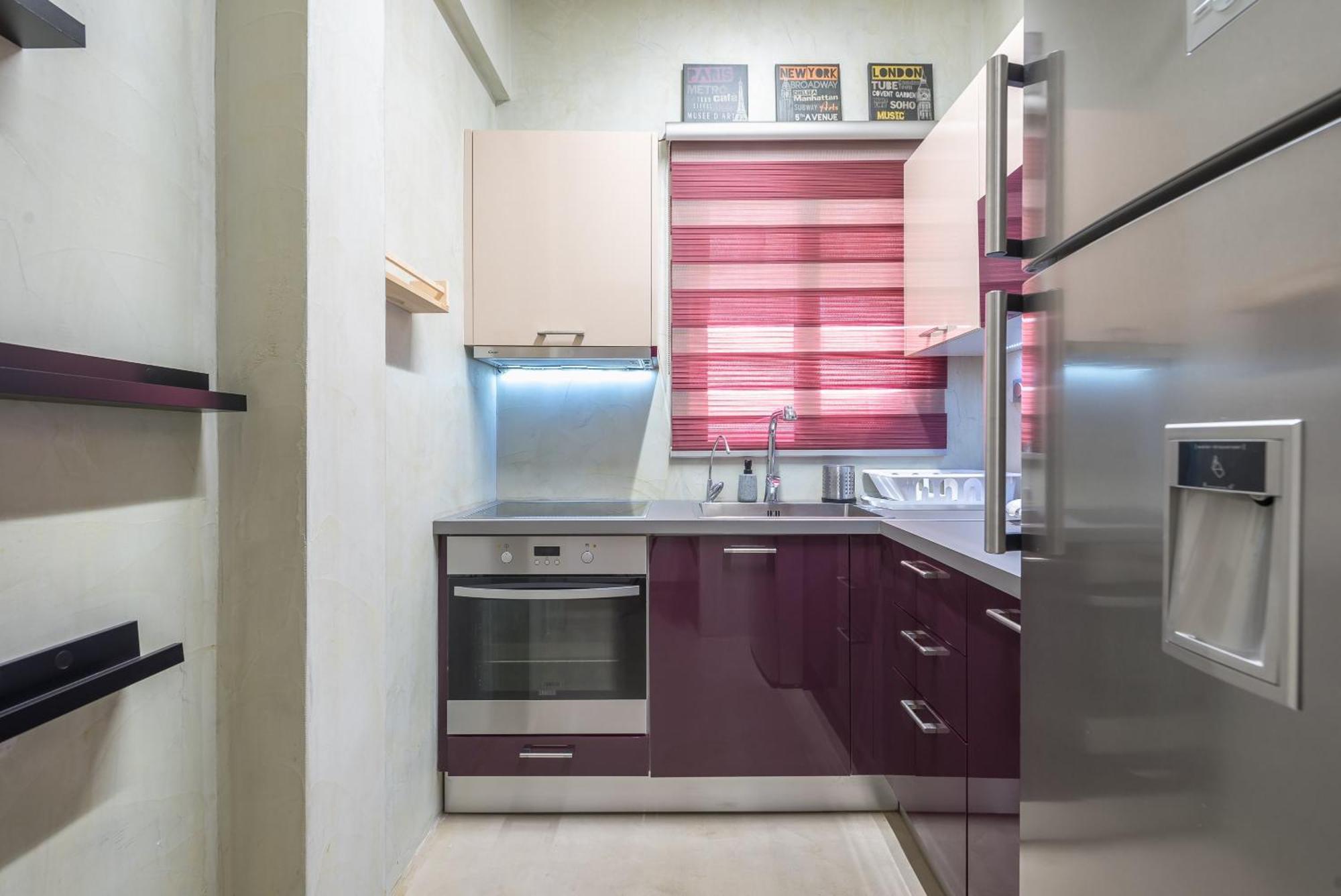 Stylish 2 Bd Urban Retreat Near Panormou Metro Apartment Athens Exterior photo