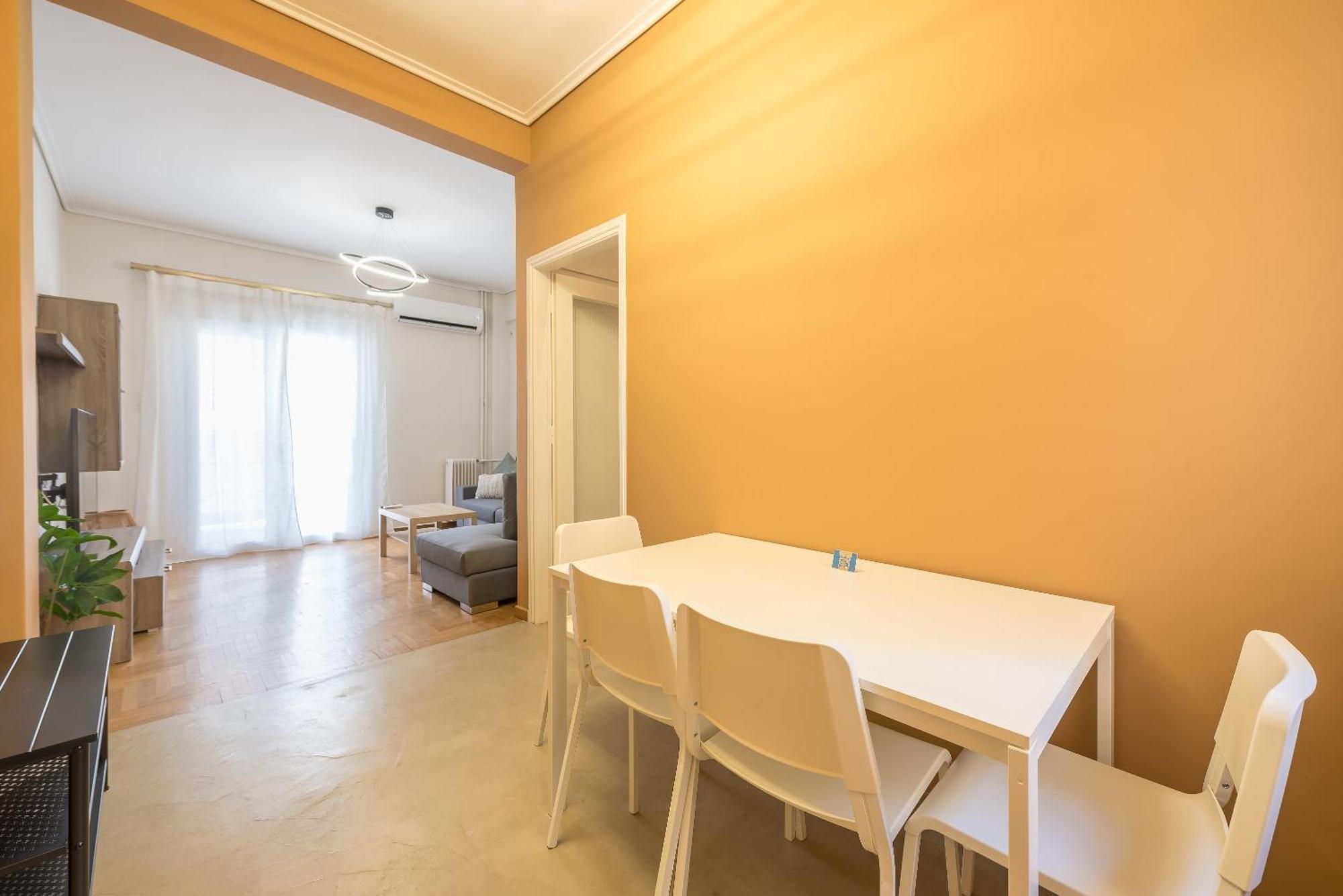 Stylish 2 Bd Urban Retreat Near Panormou Metro Apartment Athens Exterior photo